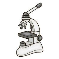 Microscope vector illustration