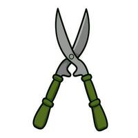 Scissors for plants vector illustration