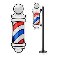 Barbershop lamp vector illustration