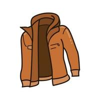 Men's jacket vector illustration