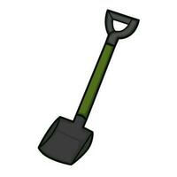 Farmer tool shovel vector illustration
