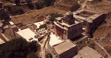 View to the Shri Katas Raj complex of several Hindu temples, Punjab, Pakistan video