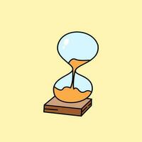 Hourglass vector illustration