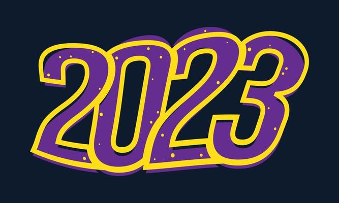 2023 Happy New Year Background.