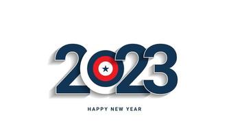 2023 Happy New Year Background Design. vector