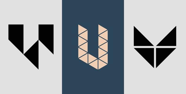 Initial Square Monogram V Logo Designs Bundle.
