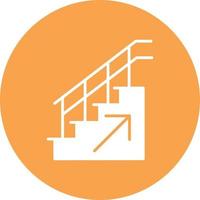 Stairs Line Two Color vector