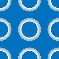 Abstract seamless pattern futuristic background with white circular lines on light blue background vector