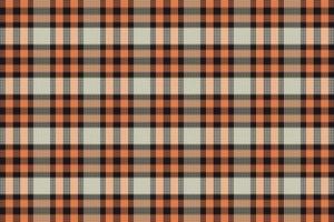 Tartan plaid pattern with texture and coffee color. vector