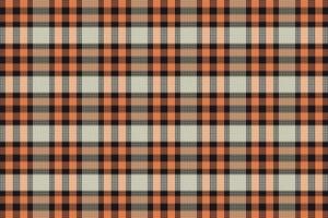 Tartan plaid pattern with texture and coffee color. vector