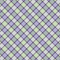 Tartan plaid pattern with texture and retro color. vector