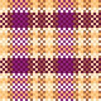 Tartan plaid pattern with texture and wedding color. vector