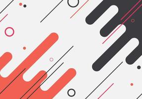 Abstract red and black rounded shape background. Vector. vector