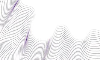 Abstract simple purple wavy lines. vector