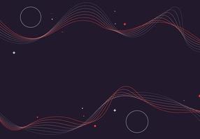 Abstract simple lines and dot circles background. Vector. vector