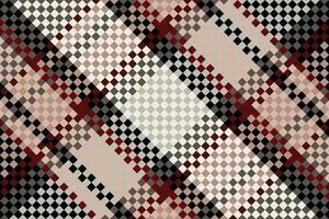 Tartan plaid pattern with texture and wedding color. vector