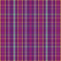 Tartan plaid pattern with texture and retro color. vector