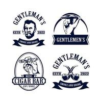 logotipo de caballero monocromático vintage para cricut