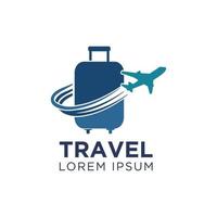 Modern and professional travel logo vector