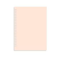 Blank sheet paper and white lined paper on white background flat vector illustration.