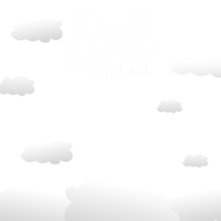 eid al fitr o adha mubarak color blanco png transparente