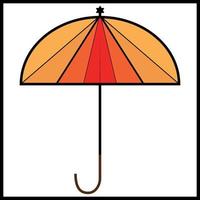 Cute Umbrella illustration vector EPS And Image
