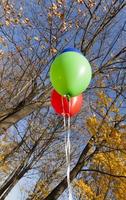 Red green ball photo