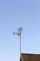 Television Antenna roof. photo