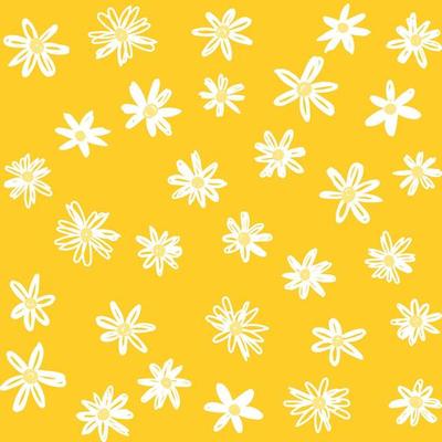 Yellow Floral Background | FreeVectors