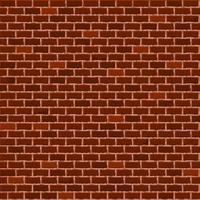 Beautiful brown block brick wall pattern texture background. Red seamless vector backdrop illustration for continuous replicate