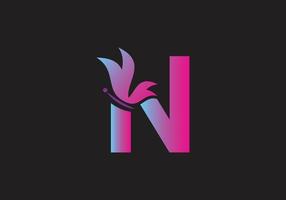 this is a letter icon for text logo design vector