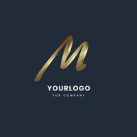 Golden Luxury Logo abstract shape design and vector template for Infinite Square  symbol Logotype concept icon design