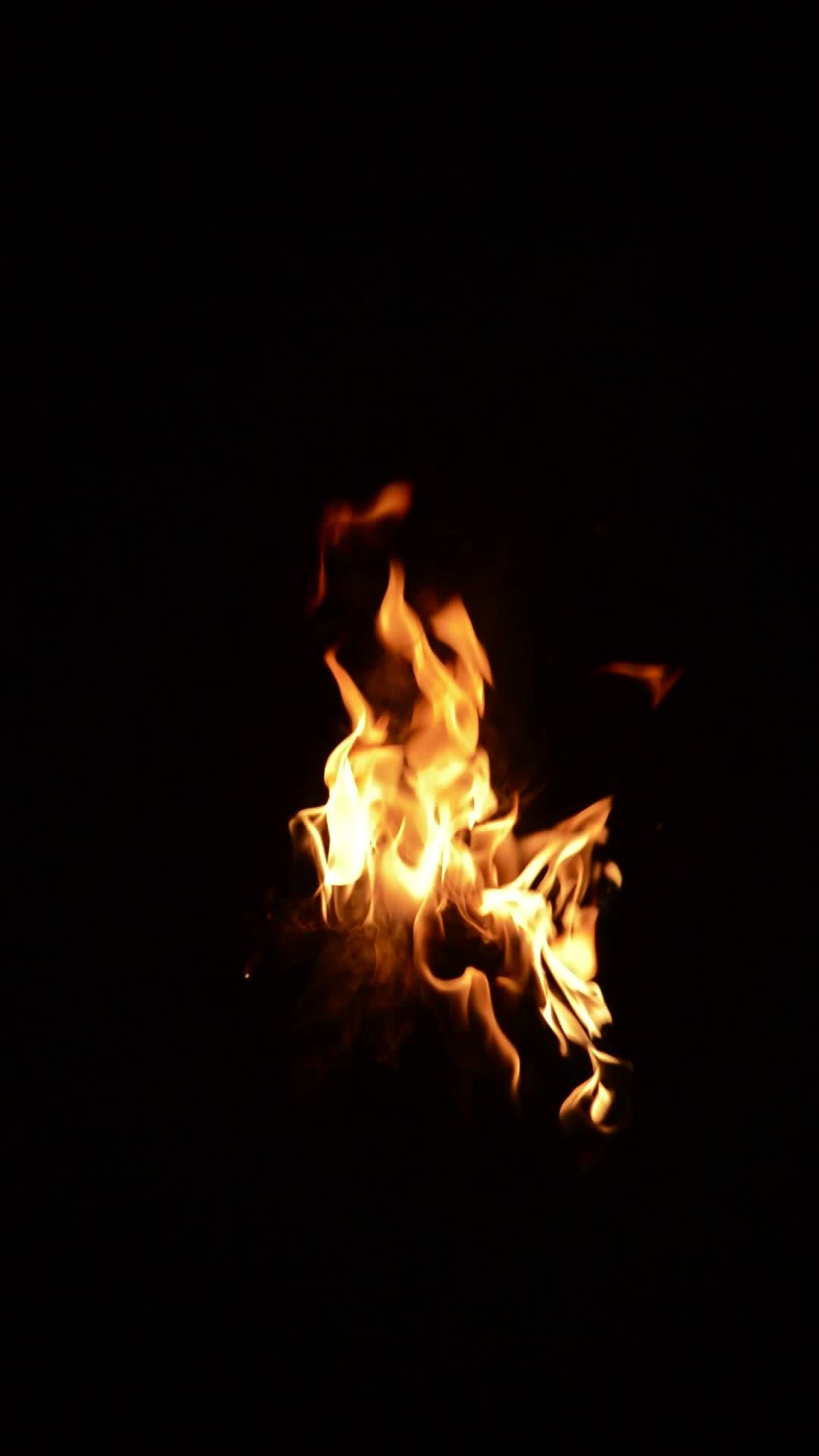 Fire Torch burning 9658135 Stock Video at Vecteezy