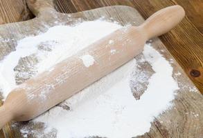 wooden rolling pin photo