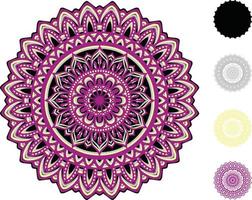 Mandala Print Background Laser Cut file vector