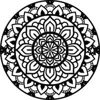 Mandala Print Background vector