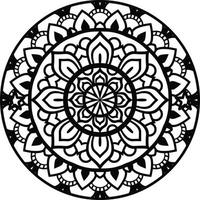 fondo estampado mandala vector