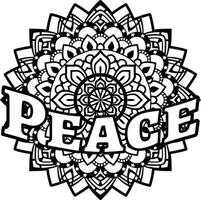 Mandala Ptrint Background vector