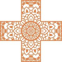 Mandala Print Background vector
