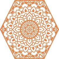 Mandala Print Background vector