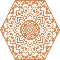 Mandala Print Background vector