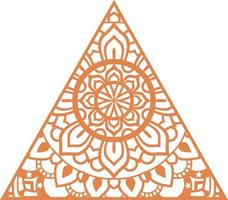 Mandala Print Background vector