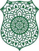 Mandala Print Background vector