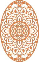 Mandala Print Background vector