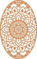 Mandala Print Background vector