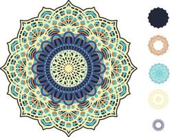 Mandala Print Background Laser Cut file vector