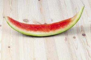cut watermelon , closeup photo