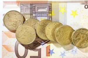 euros , close up photo