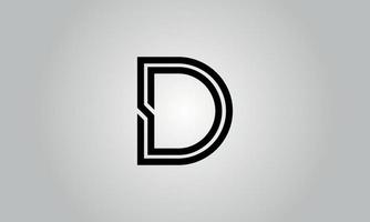 Letter D vector logo free template Free Vector