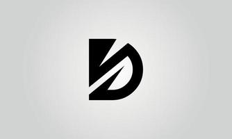 Letter D vector logo free template Free Vector